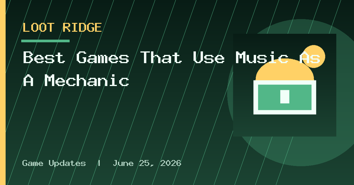 Best Games That Use Music As A Mechanic