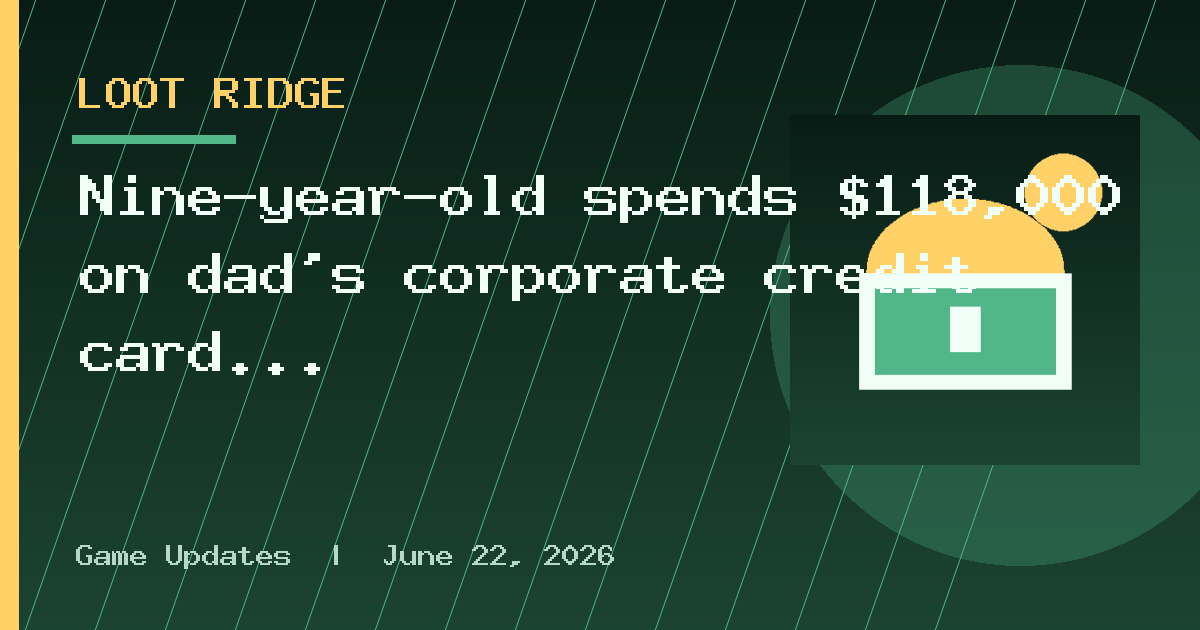 Nine-year-old spends $118,000 on dad's corporate credit card promoting his