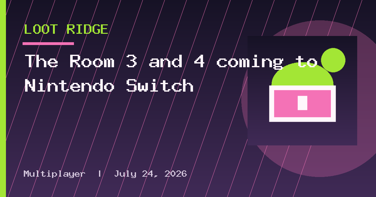 The Room 3 and 4 coming to Nintendo Switch