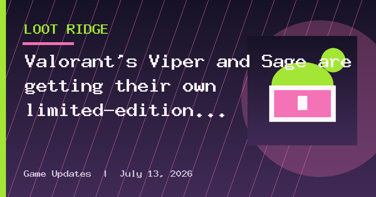Valorant’s Viper and Sage are getting their own limited-edition bubble teas